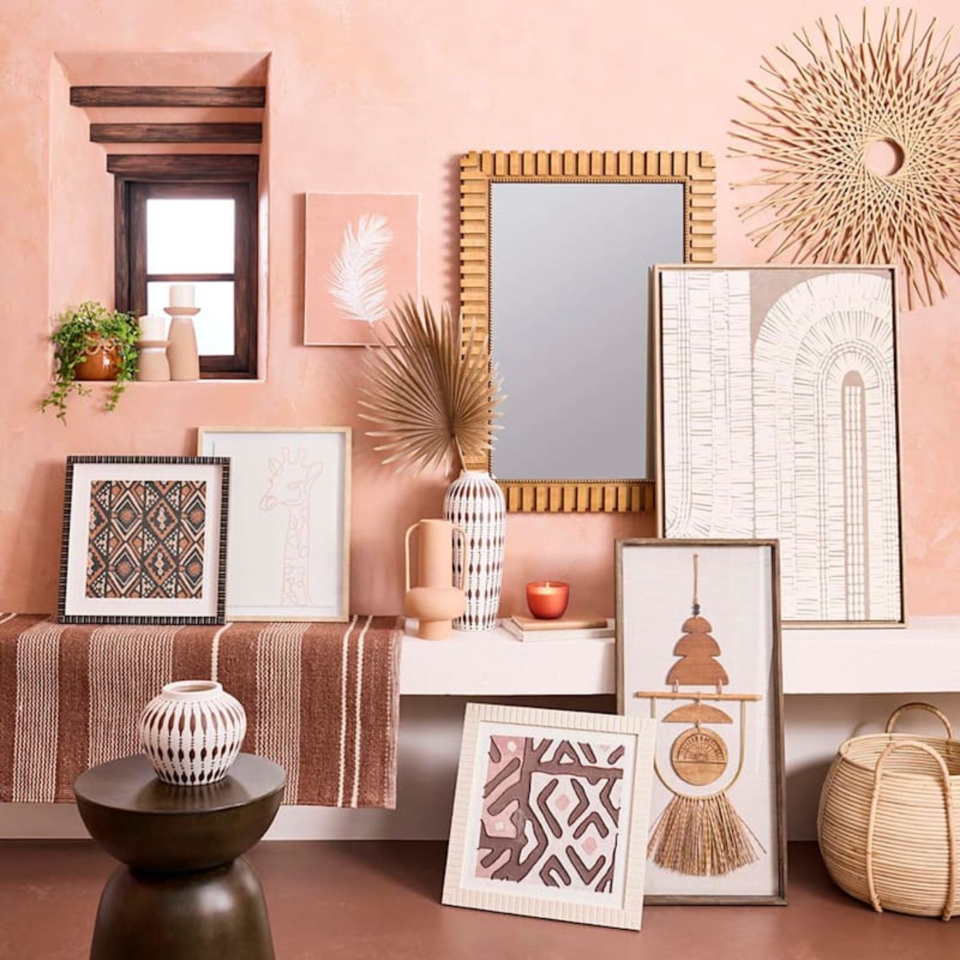 Tracey Boyd Patras Metallic Drum Table