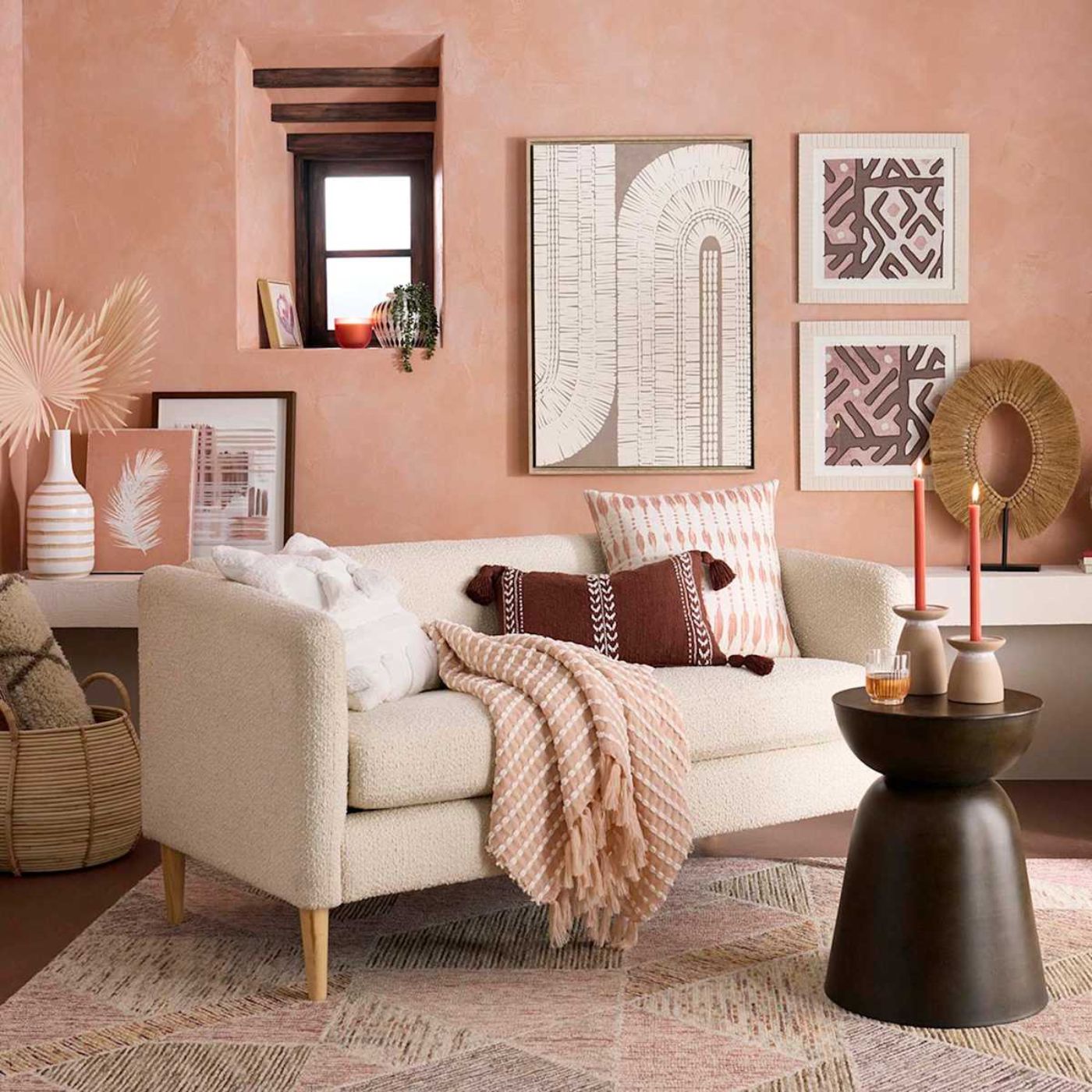 Tracey Boyd Patras Metallic Drum Table