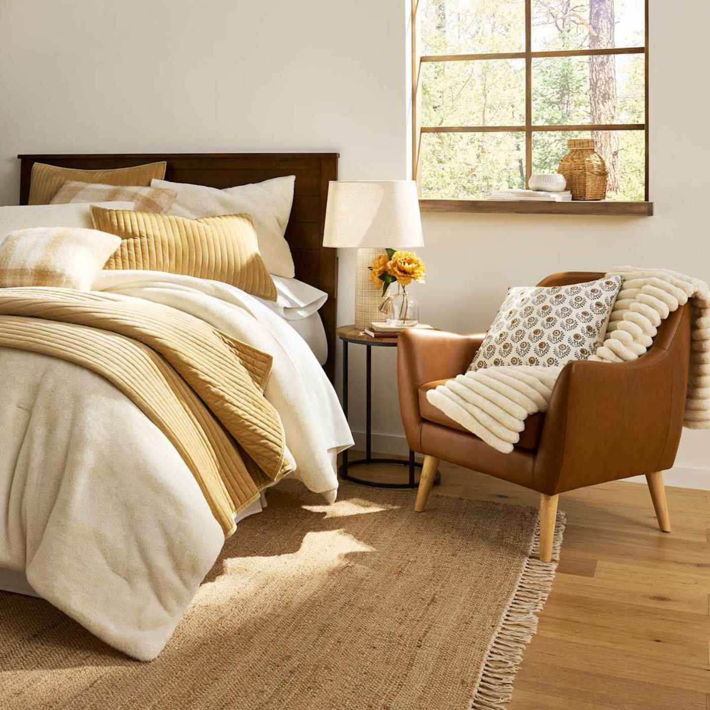 Brown Pampas Grass in Pot