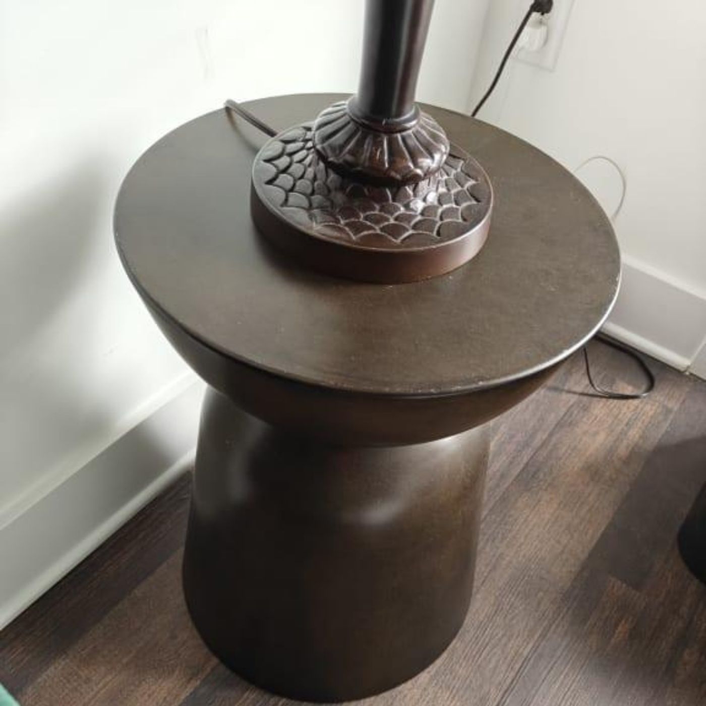Tracey Boyd Patras Metallic Drum Table